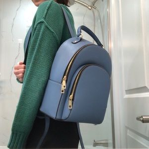 Zara | Vegan Leather Blue Backpack 💙